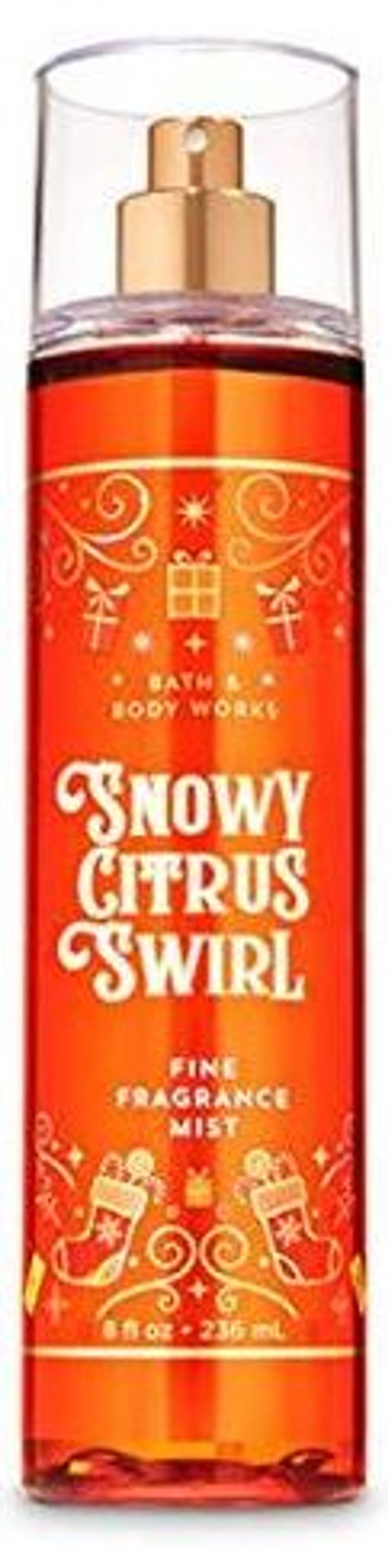 Snowy Citrus Swirl