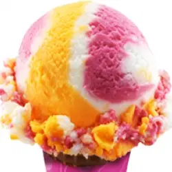 Kem Sorbet cầu vồng