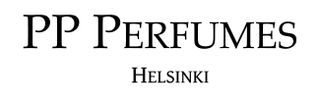 PP Perfumes Helsinki