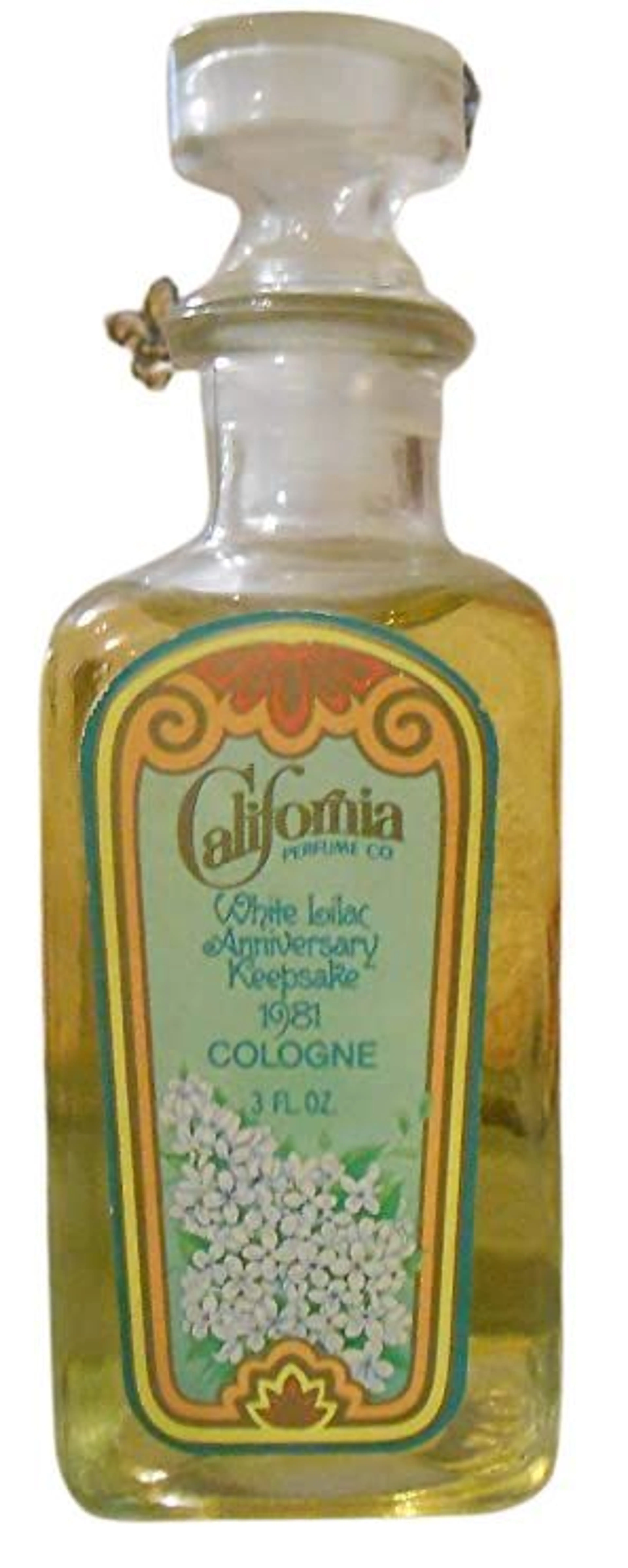 California Anniversary Keepsake White Lilac