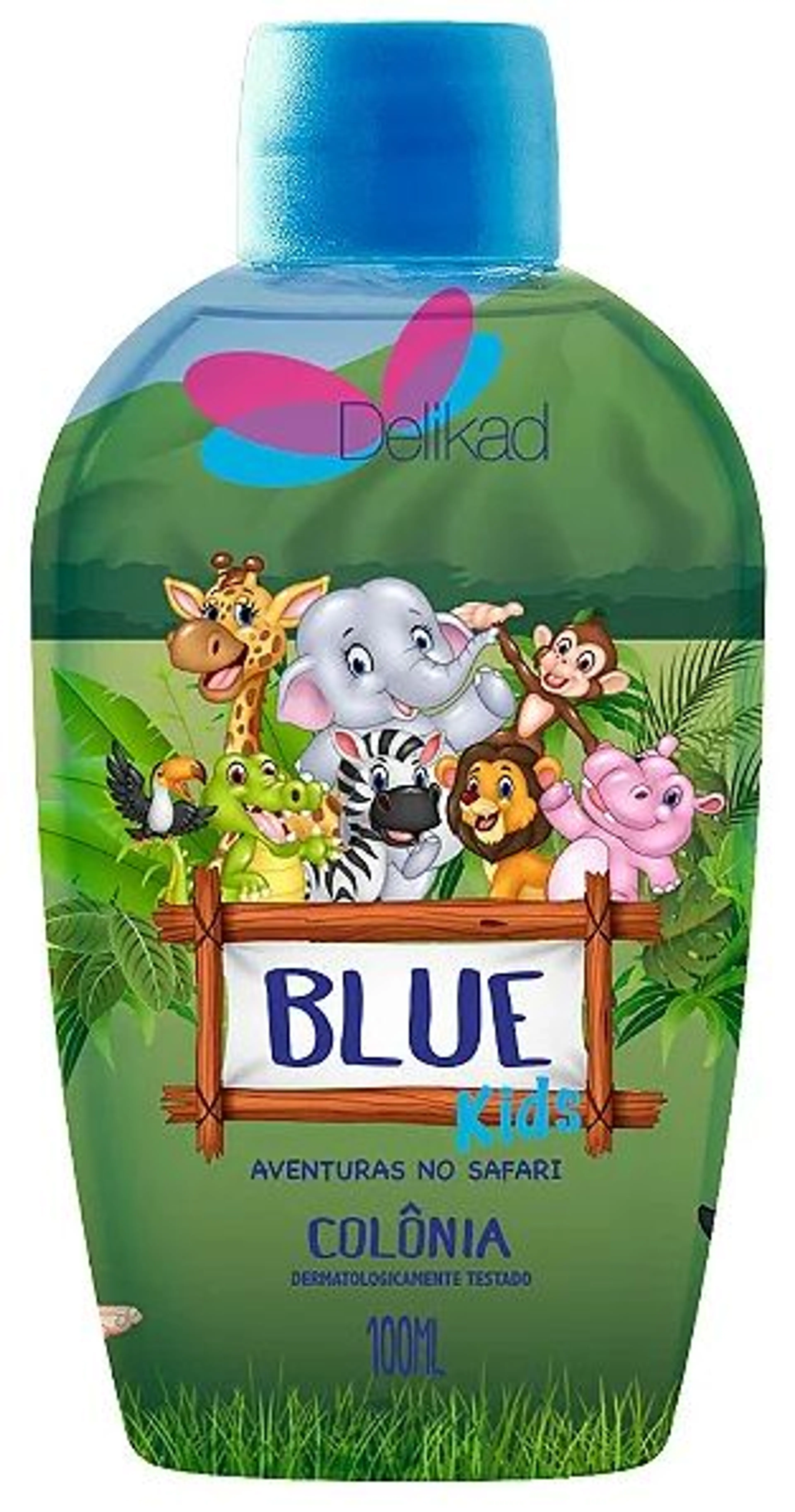 Aventuras no Safari Blue Kids