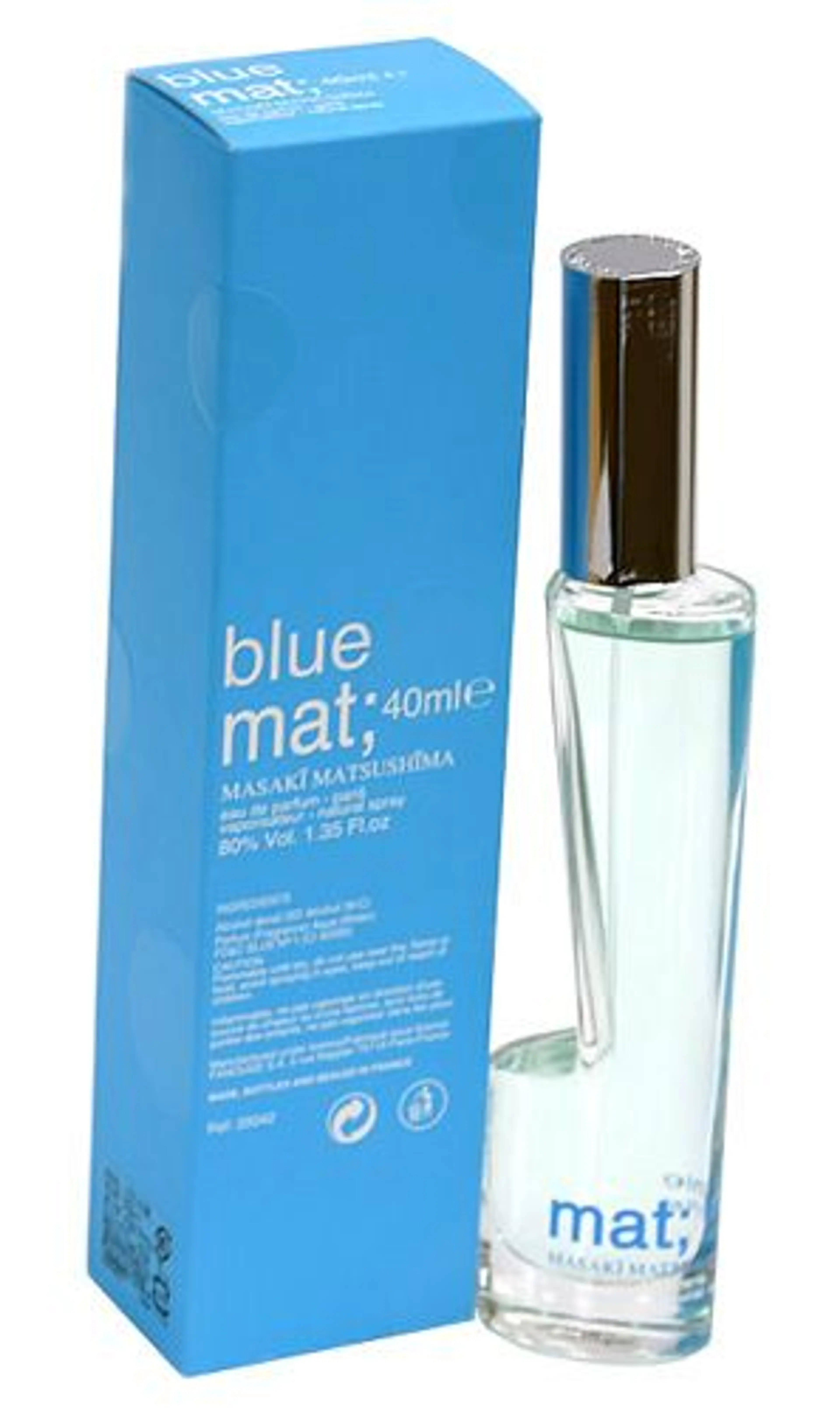 mat; blue