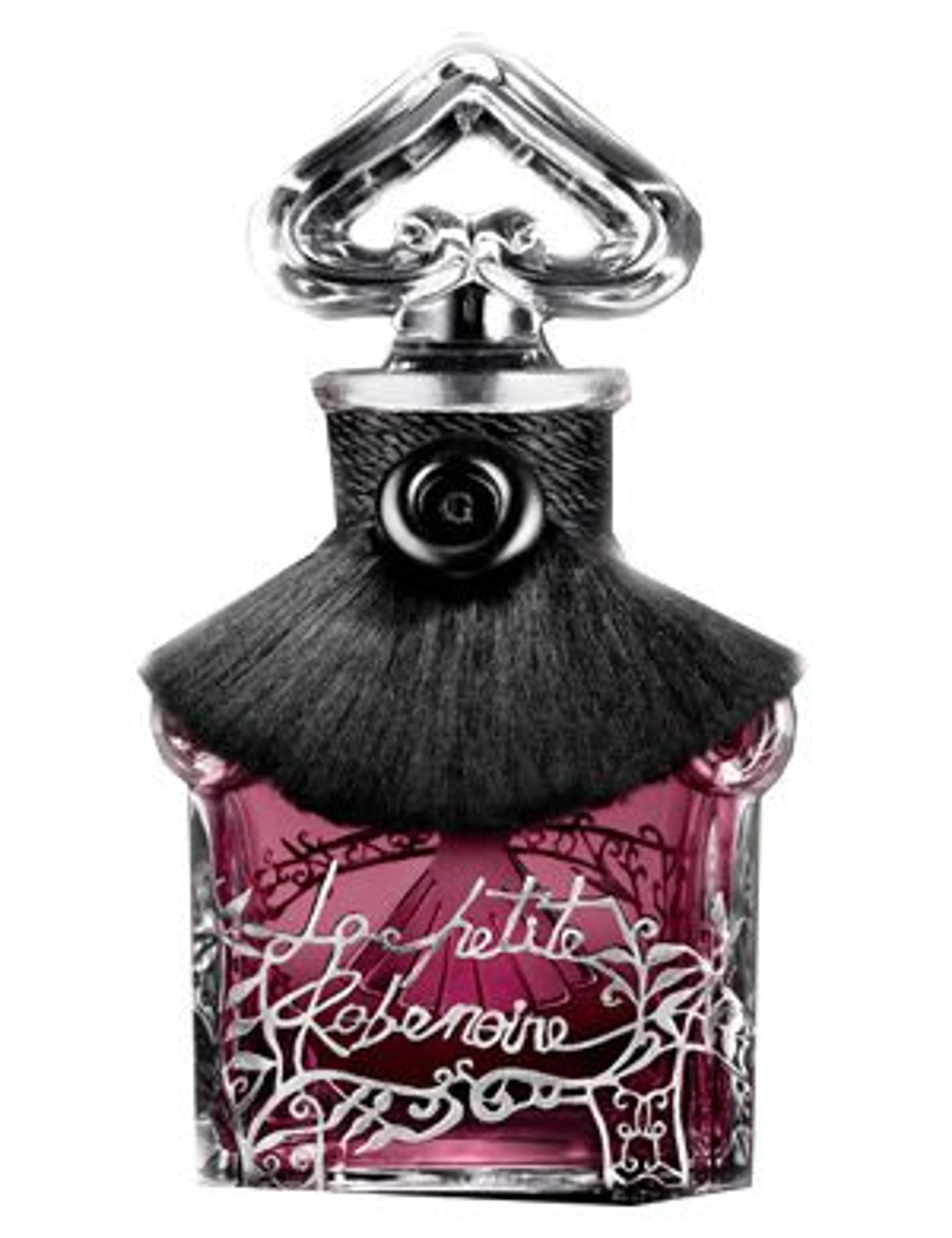 La Petite Robe Noire Flacon Baccarat et Dentelle d'Argent