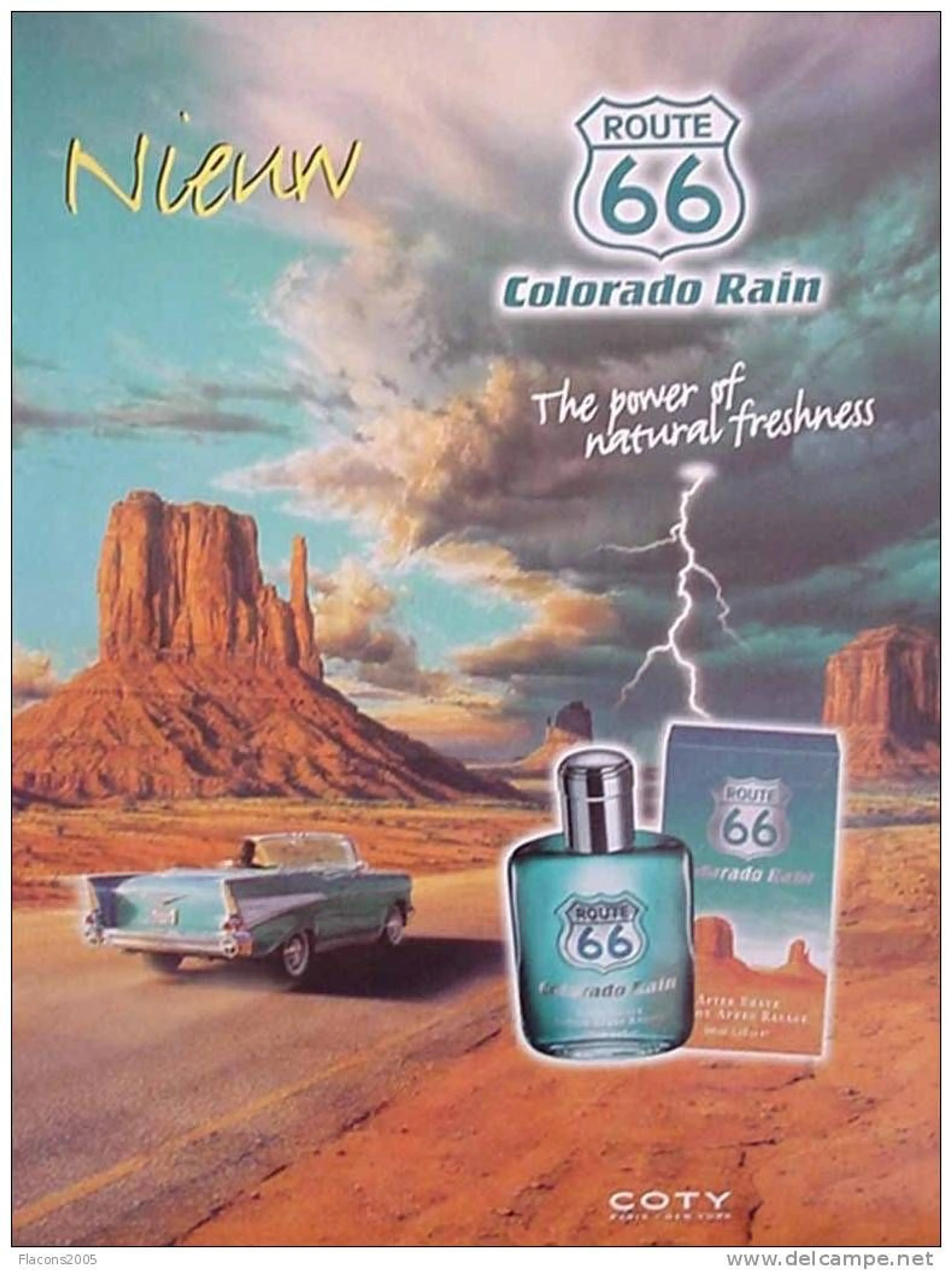 Route 66 Colorado Rain