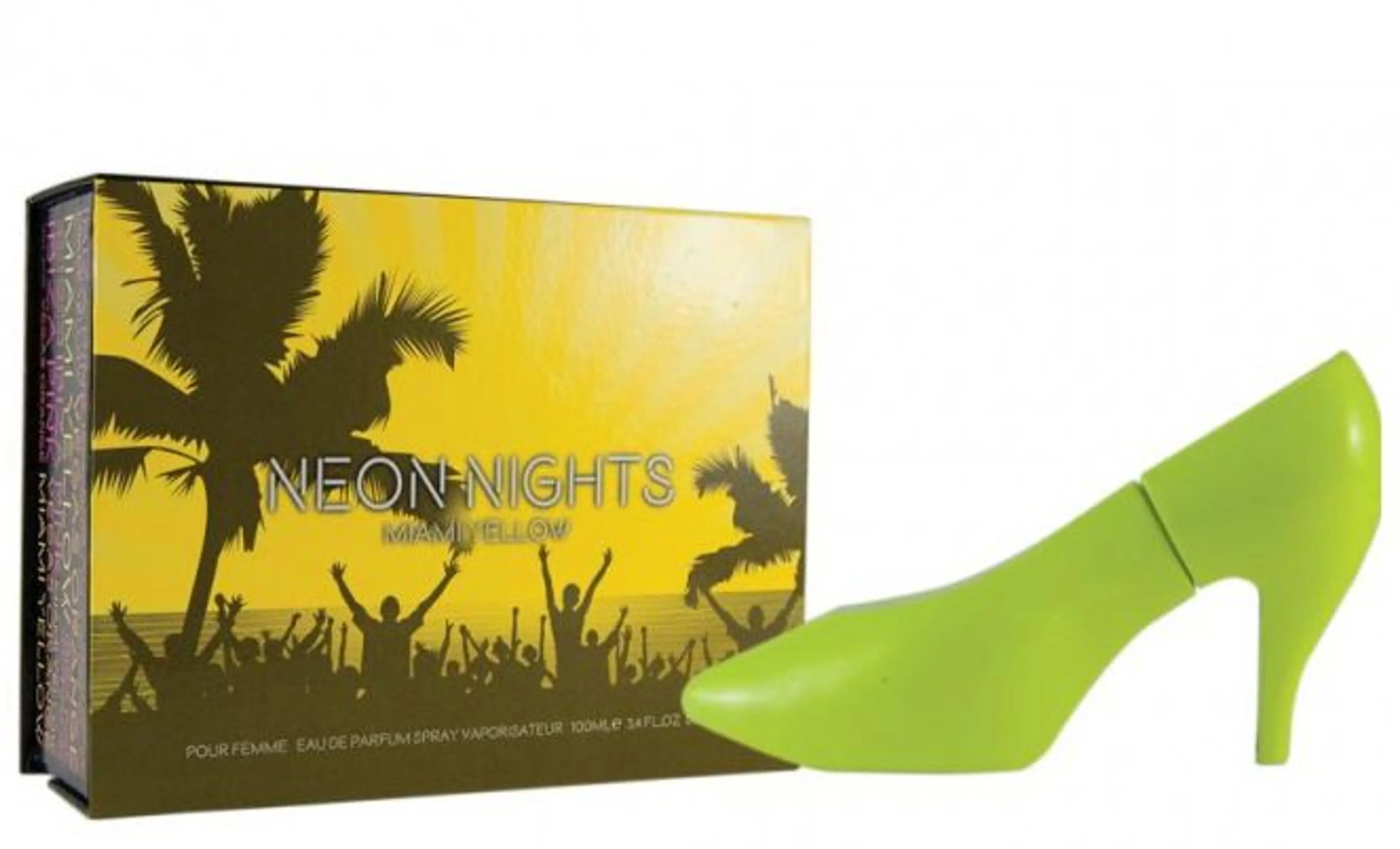 Sexxy Shoo Neon Nights Miami Yellow