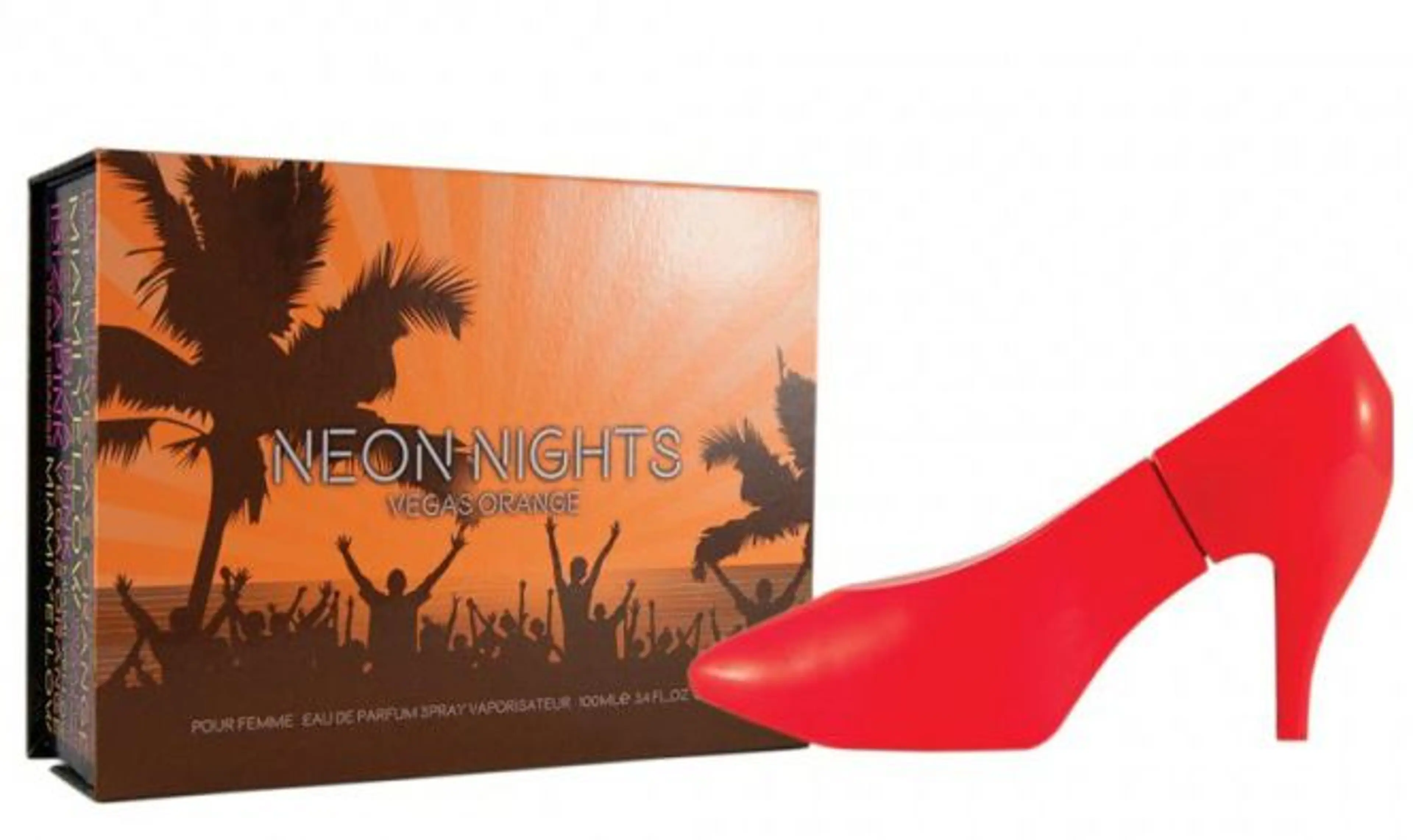 Sexxy Shoo Neon Nights Vegas Orange