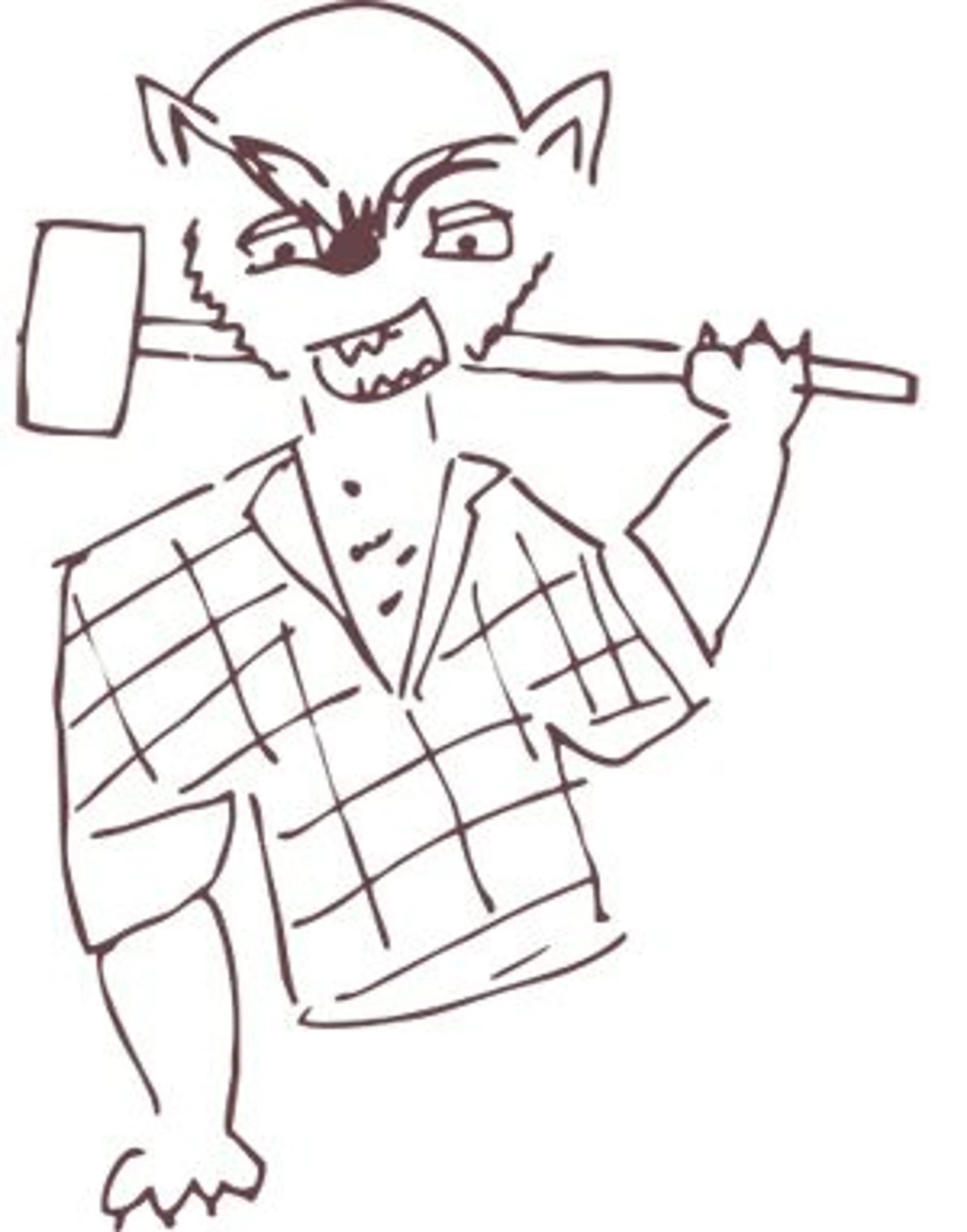Werewolf Lumberjack
