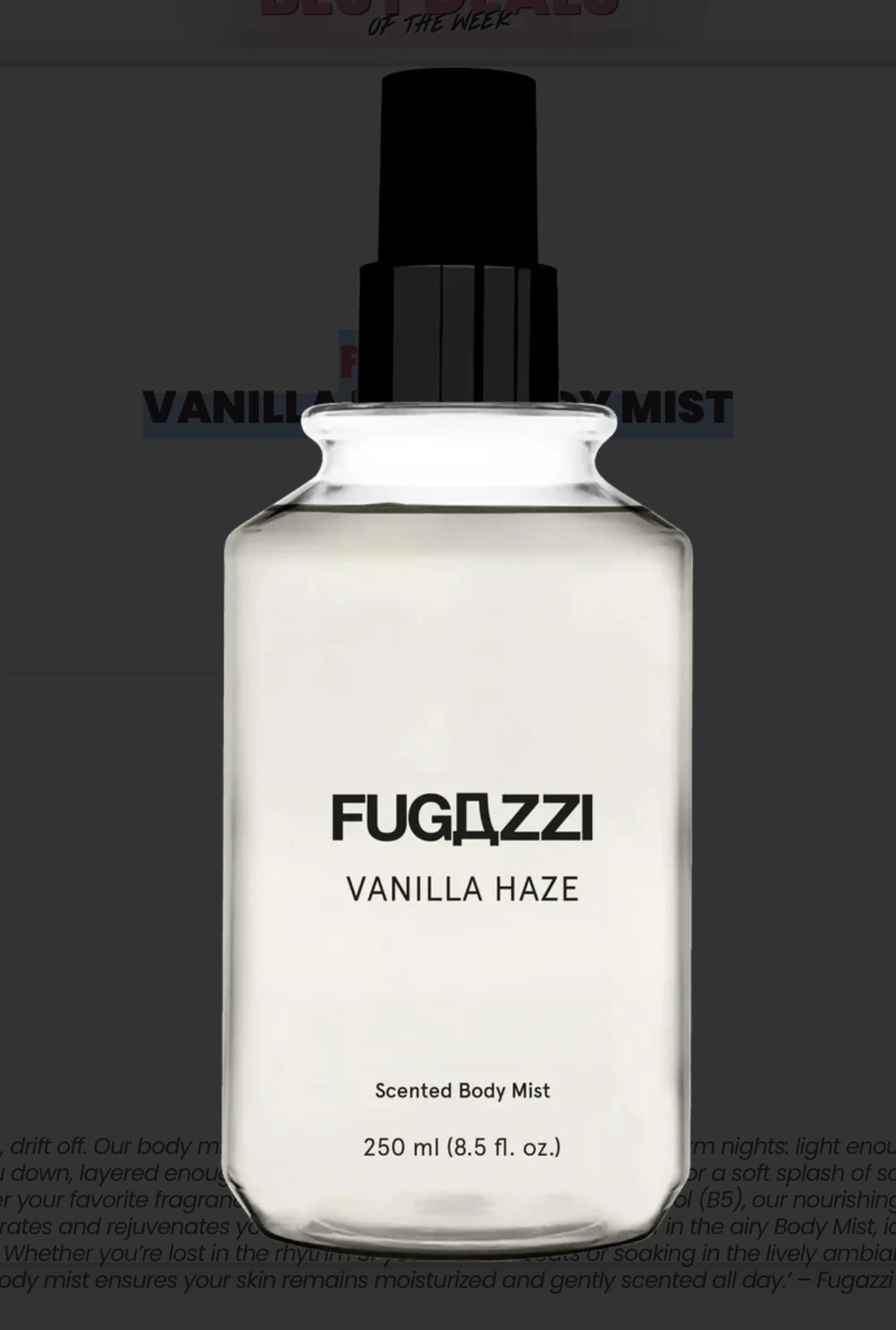 Vanilla Haze Body Mist