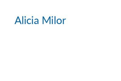 Alicia Milor
